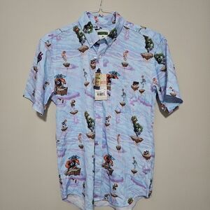 RSVLTS NWT Space Jam Button Down